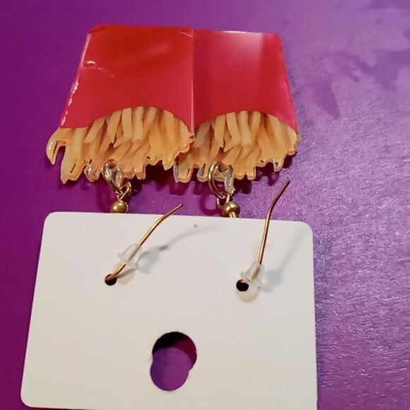 French fry earrings - Picture 3 of 3
